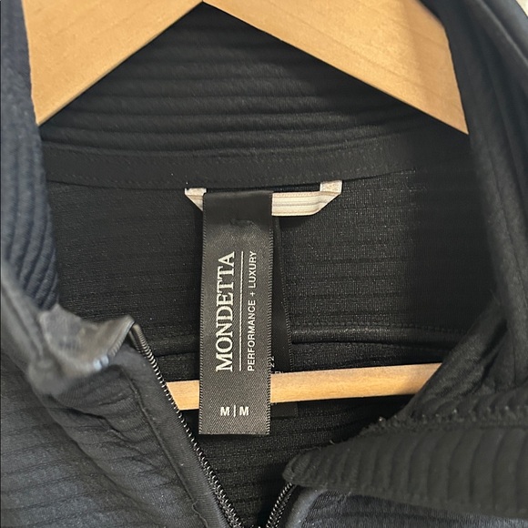 Mondetta Black Ribbed Zip-Up Sweater - Picture 2 of 6